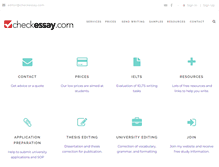 Tablet Screenshot of checkessay.com